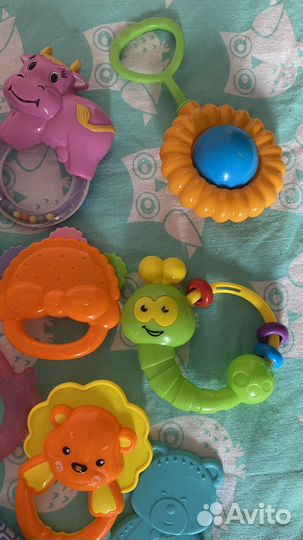 Игрушки погремушки пакетом