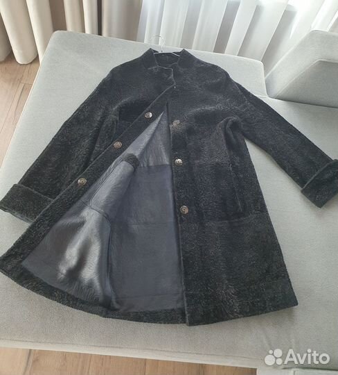 Дублёнка пальто весеннее 44