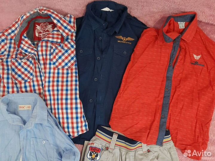 Продам рубашки для мальчика 6-8 лет, цена за все