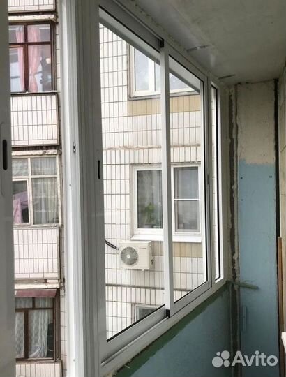 Остекление окон и балконов пвх