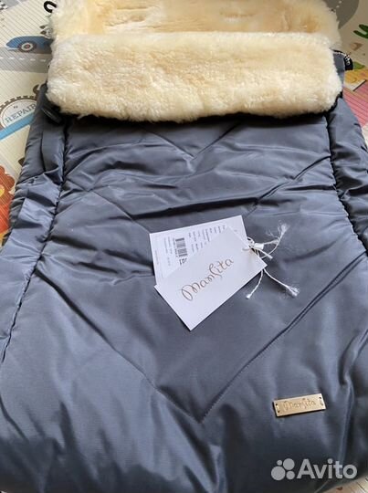 Конверт в коляску меховой Mansita Тоскана