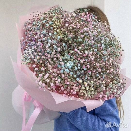 WOW-Букеты из Гипсофилы. Доставка Цветов