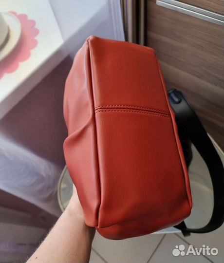 Сумка женская бордовая