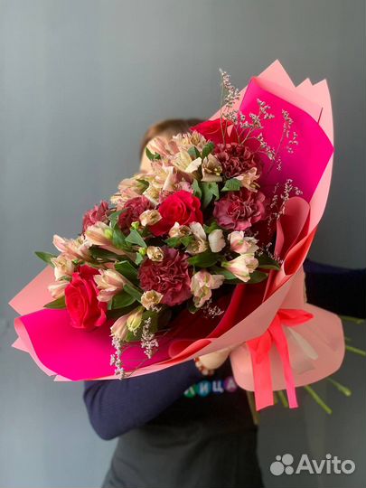 Цветы. Альстромерия букет. доставка