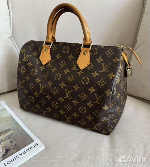 Сумка louis vuitton speedy 30 оригинал винтаж