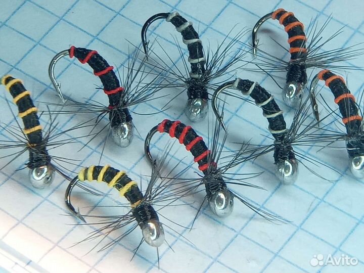 Мушки на Хариуса полосатые