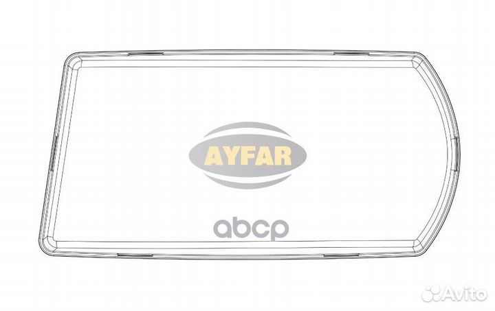 AF C11801 стекло фары LH Scania P/G/R/T C11801