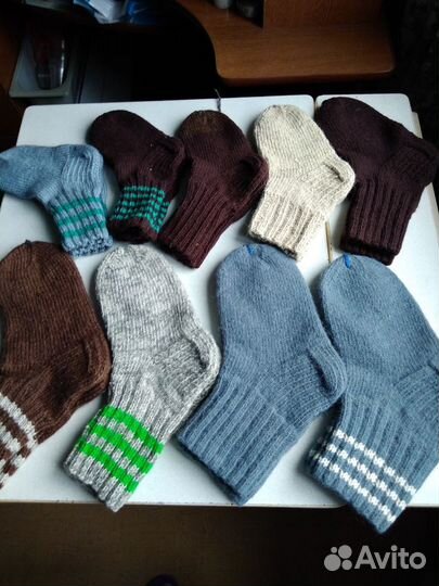 Носки и следки из шерстяной и акриловой нити