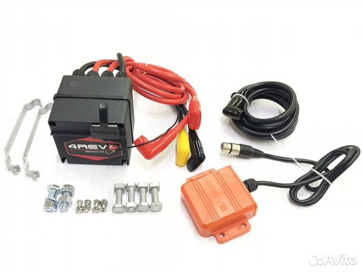 Лебедка для эвакуатора 4Revo SRX 22000 12V с синте