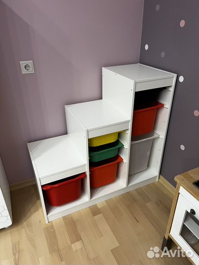 Стеллаж для игрушек горка- труфаст икеа