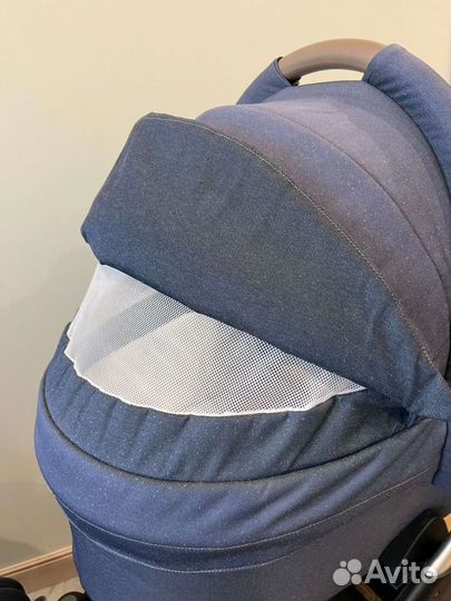 Baby desigh denim. Коляска 3 в 1