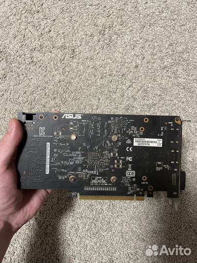 Видеокарта nvidia geforce gtx 1050 ti от asus