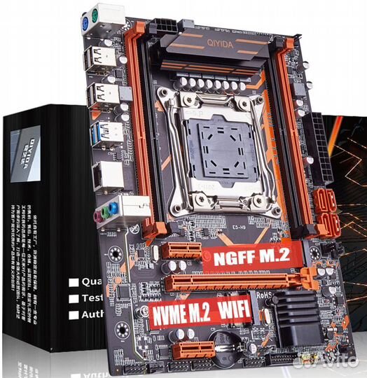 Мат. плата X99 H9, CPU 14 ядер E5-2680v4, 8+8 GB