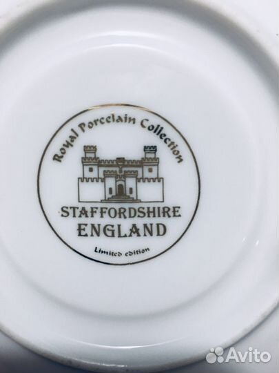 England. Staffordshire. Блюдце
