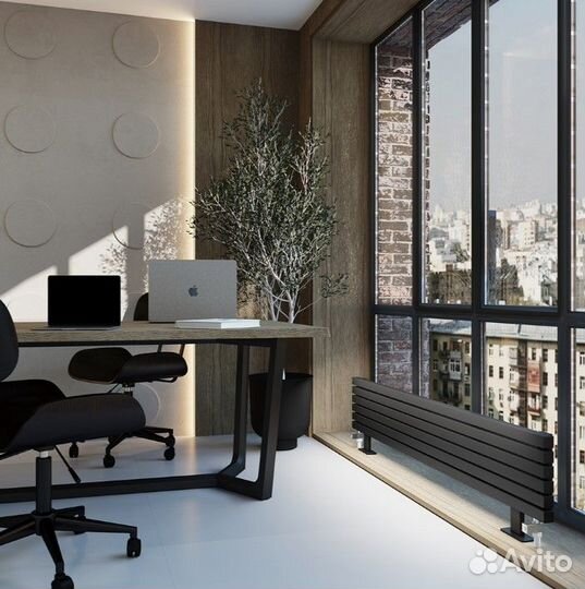 Напольный дизайнерский радиатор Cube HN