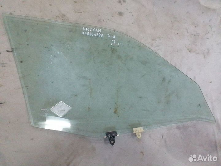 Стекло двери перед.лев.Nissan Primera P11E 1996-02