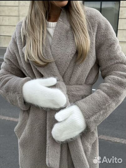 Шуба из эко меха