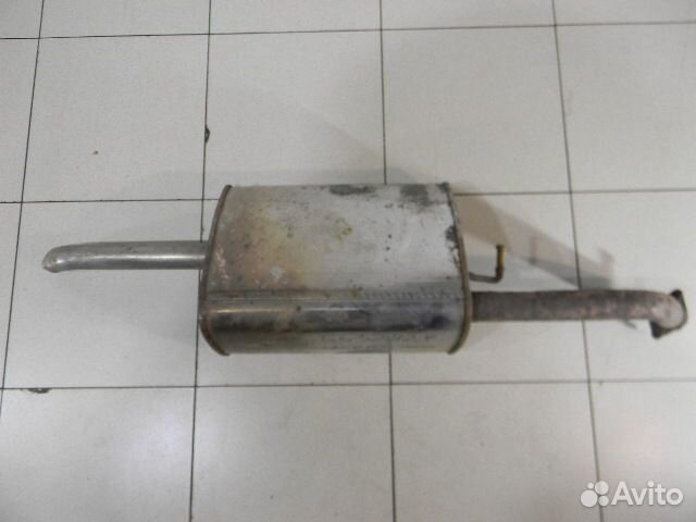 Задняя часть глушителя