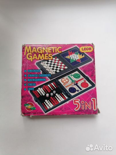 Игры магнитные, 5 в 1