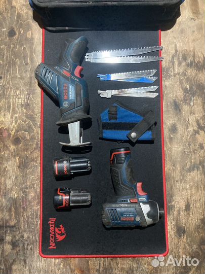 Bosch GSA 10,8V-Li+GDR 10,8-Li набор инструмента