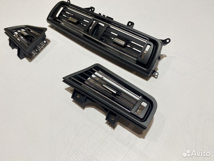 Решетки воздуховода комплект хром BMW F10 F 11 F18