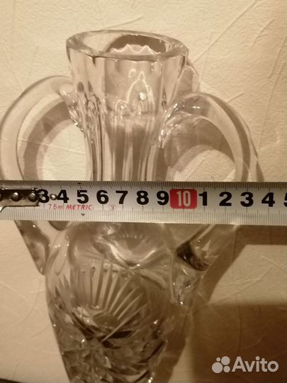 Вазы хрустальные малые bohemia