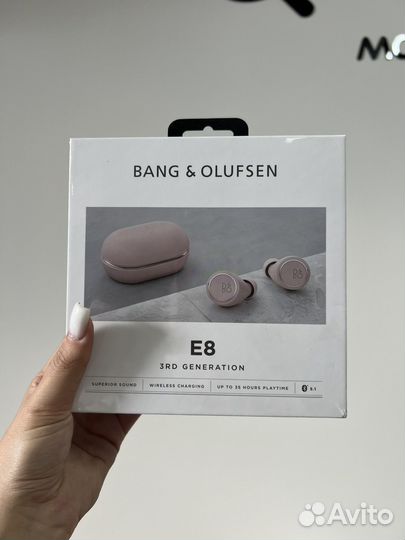 Новые беспроводные наушники Bang & Olufsen pink