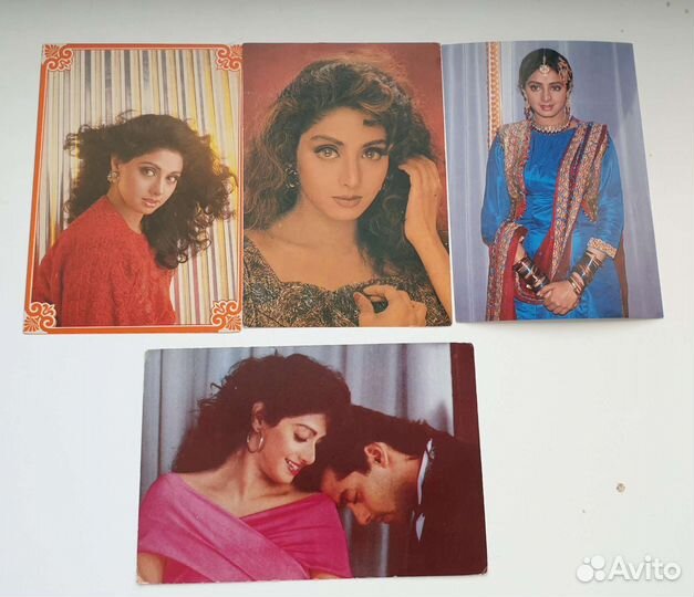Открытки с индийскими актерами