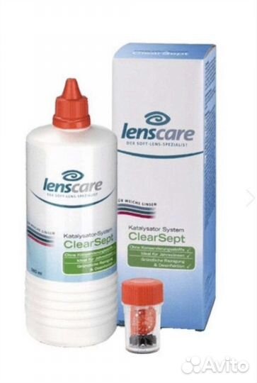 Пероксидный раствор для линз lenscare clearsept