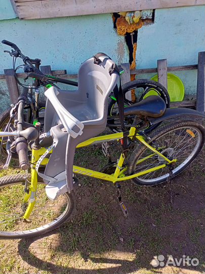 Детское кресло на велосипед переднее