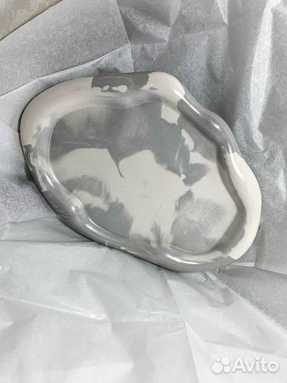 Поднос из гипса