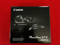 Canon PowerShot G7X Mark III черный новый