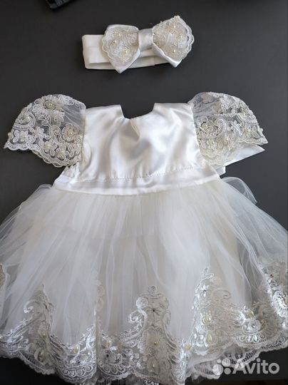 Платье для новорожденных 50мес-68мес