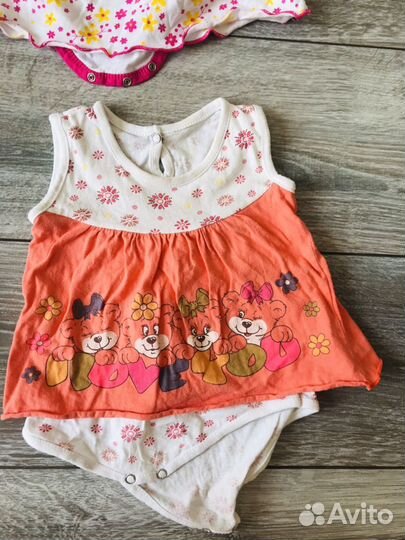 Платье боди для девочки