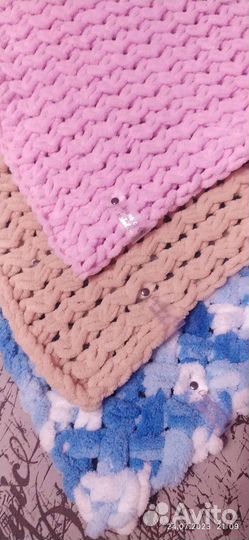 Детские плюшевые пледы