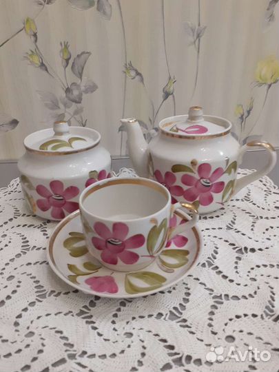Чайный сервиз вербилки СССР