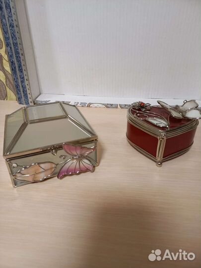 Шкатулка Бабочка сердце ларец