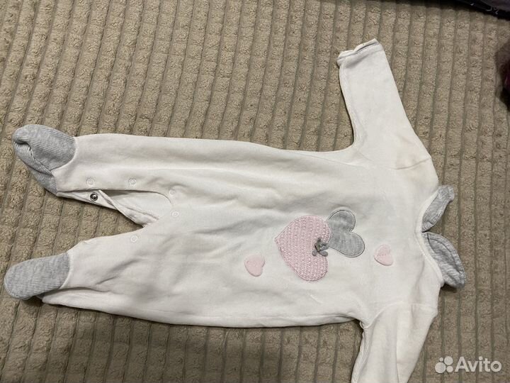 Детские вещи для новорожденных пакетом 56-62