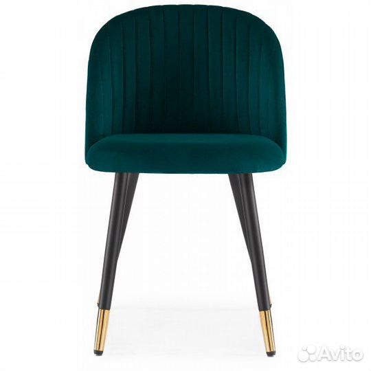 Стул на металлокаркасе Gabi green / black