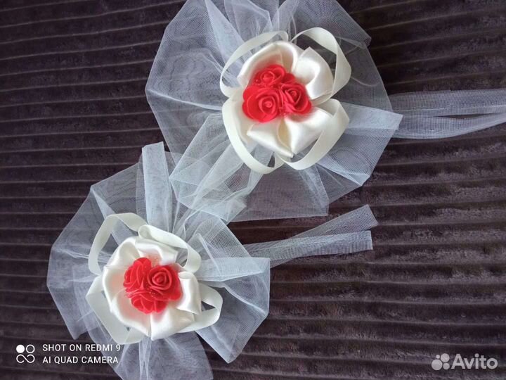 Украшения для машины на свадьбу