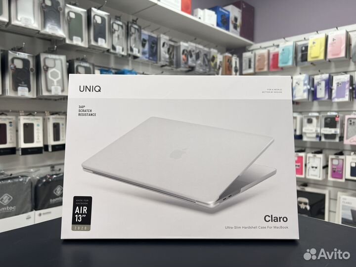 Чехол Uniq husk Pro Claro MacBook Air 13 20г Clear