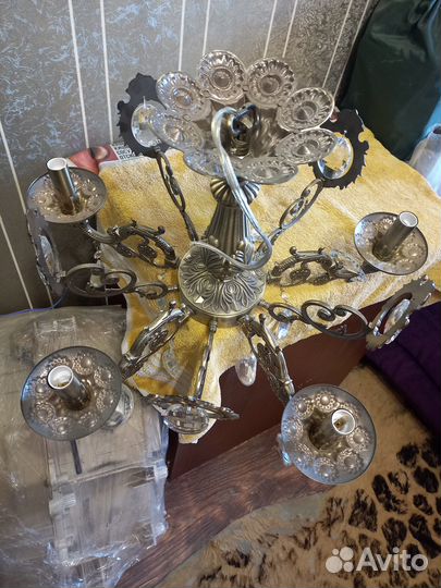 Люстра подвесная потолочная винтаж