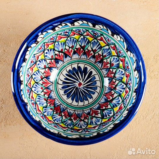 Коса Риштанская Керамика 'Узоры', 18 см, большая