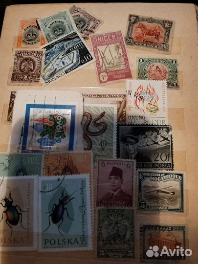 Почтовые марки СССР и других стран