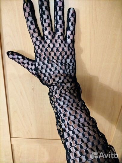 Перчатки женские кружевные Чехия