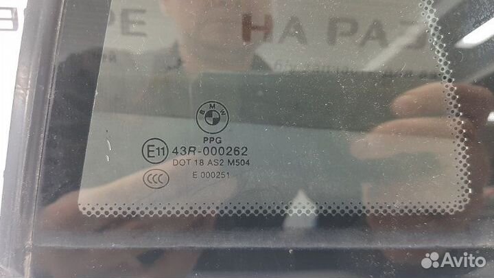 Форточка двери задняя левая Bmw X6 E71