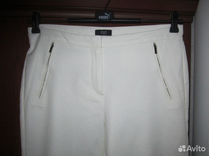 Белые брюки 46 размер