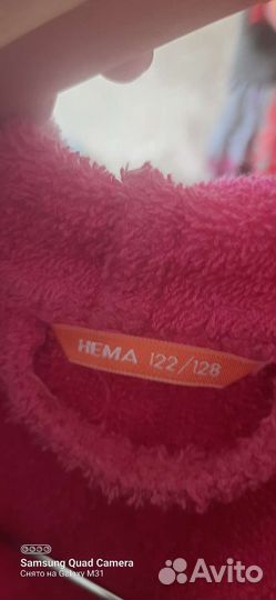 Халат махровый для девочки