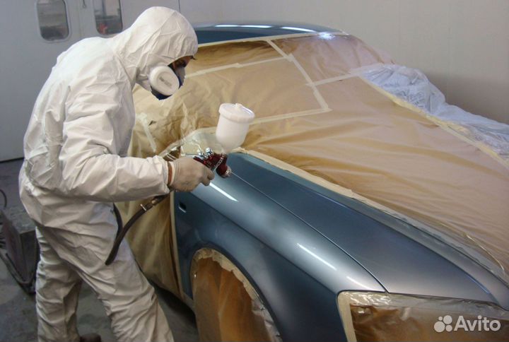 Полная покраска авто в раптор
