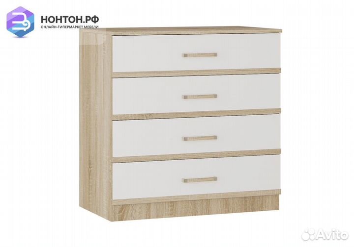 Комод Сакура дуб сонома / белый